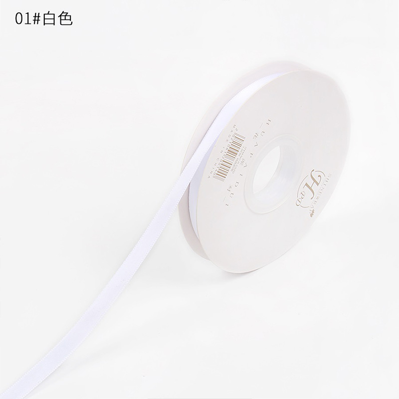 Ruy Băng Lụa Trơn 1cm Cao Cấp