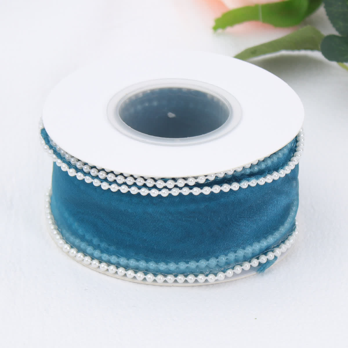 Ruy Băng Voan Viền Ngọc Trai ( Ruy Băng Hạt Cườm) Cao Cấp