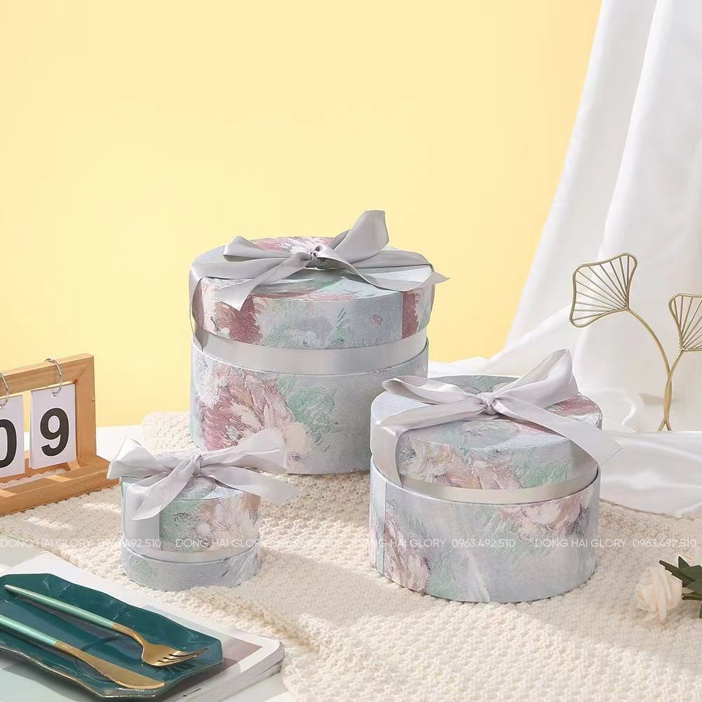 Hộp Quà Tròn Cao Cấp