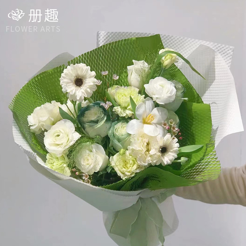 Giấy tổ ong gói hoa siêu hot, giấy lót bên trong bó hoa trang trí giỏ quả