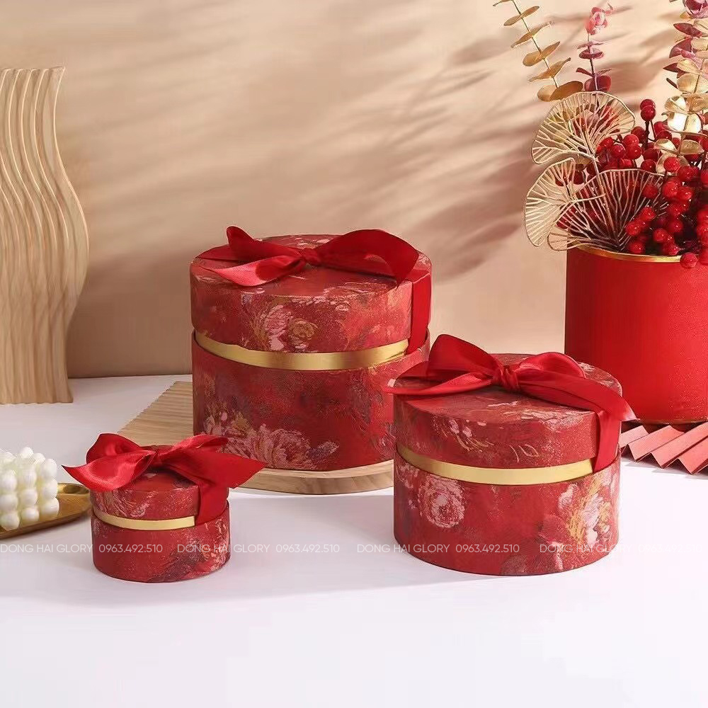 Hộp Quà Tròn Cao Cấp