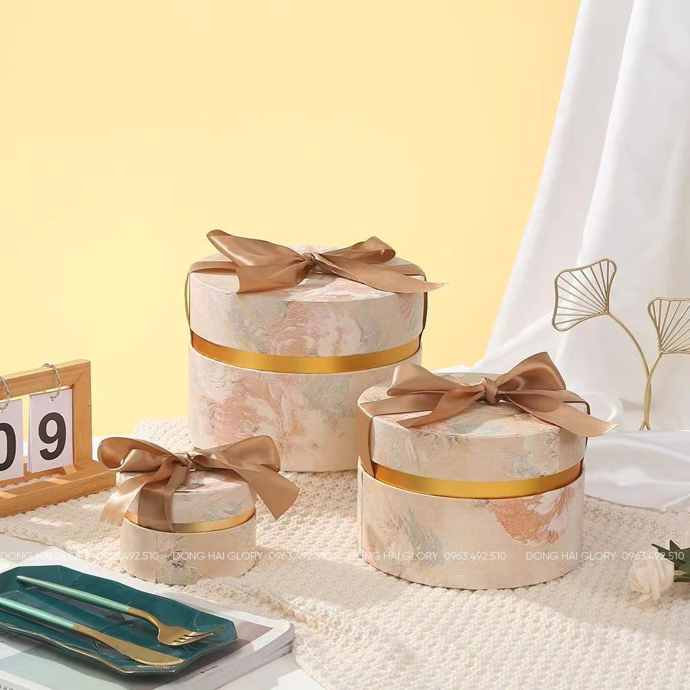 Hộp Quà Tròn Cao Cấp