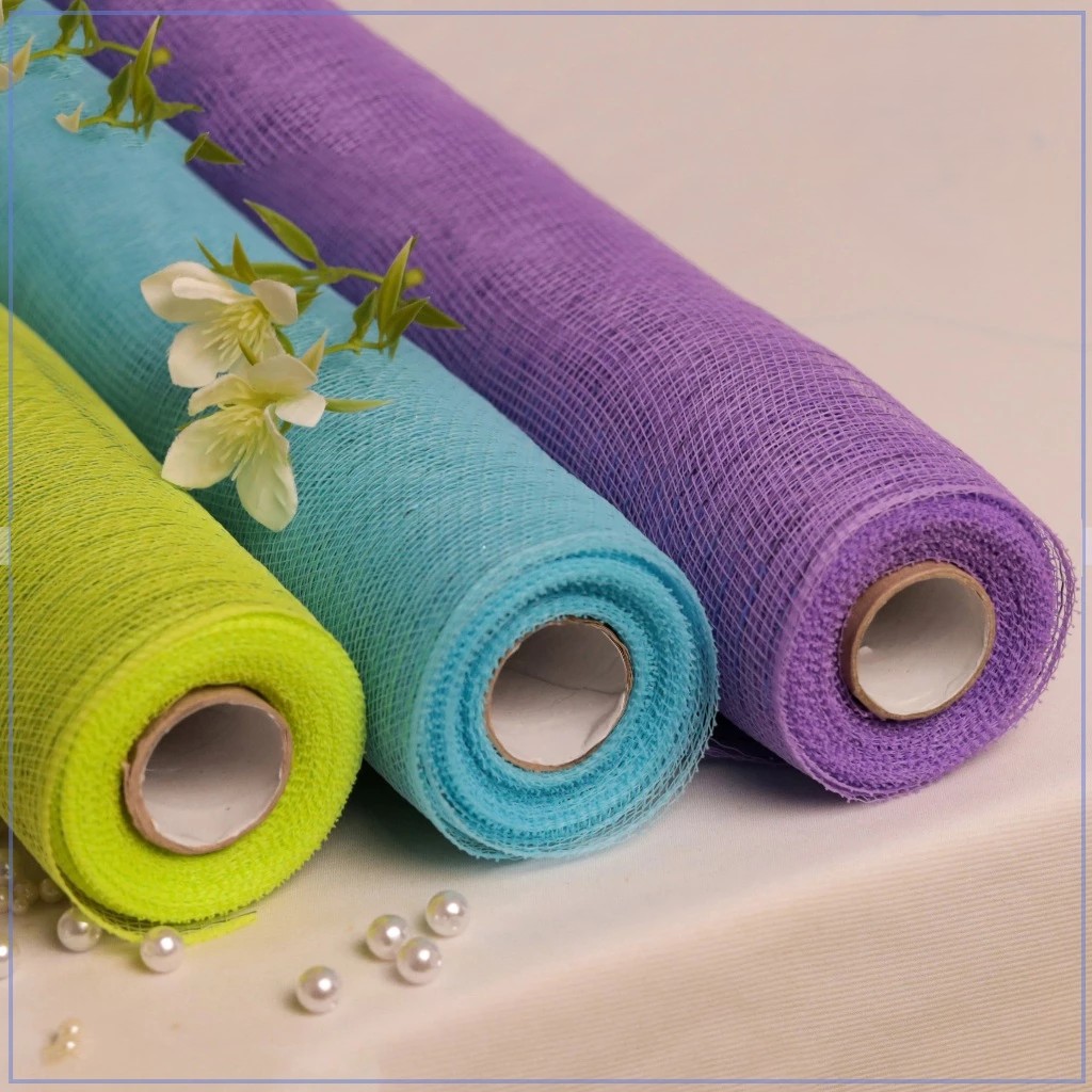 Cuộn Lưới Thô Cứng Trang Trí Giỏ Quà, Bó Hoa