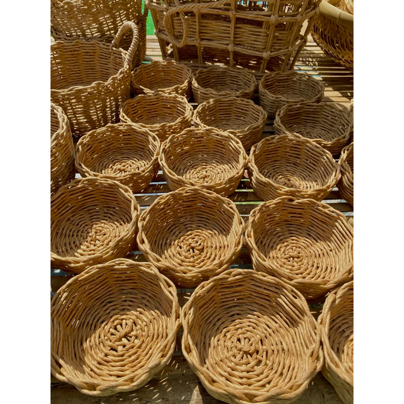 Rổ Nhỏ Giấy Kraft Đựng Nho, Cherry, Bánh kẹo, Decor