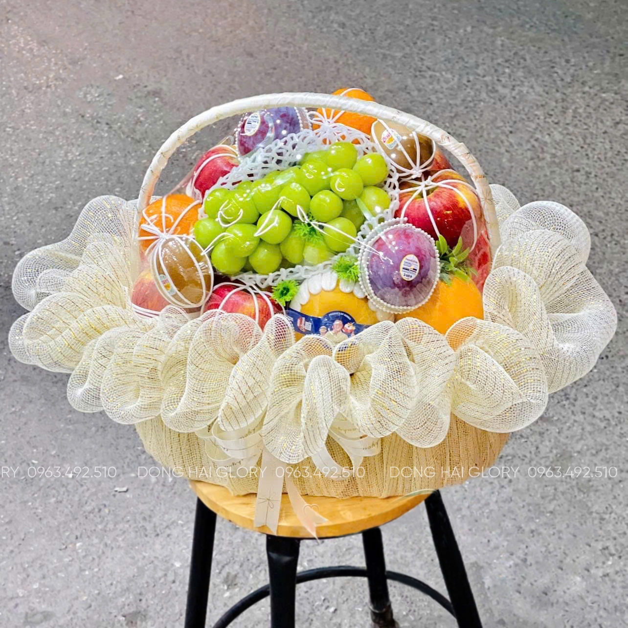 Cuộn Lưới kim Tuyến Cứng Trang Trí Giỏ Quà, Bó Hoa