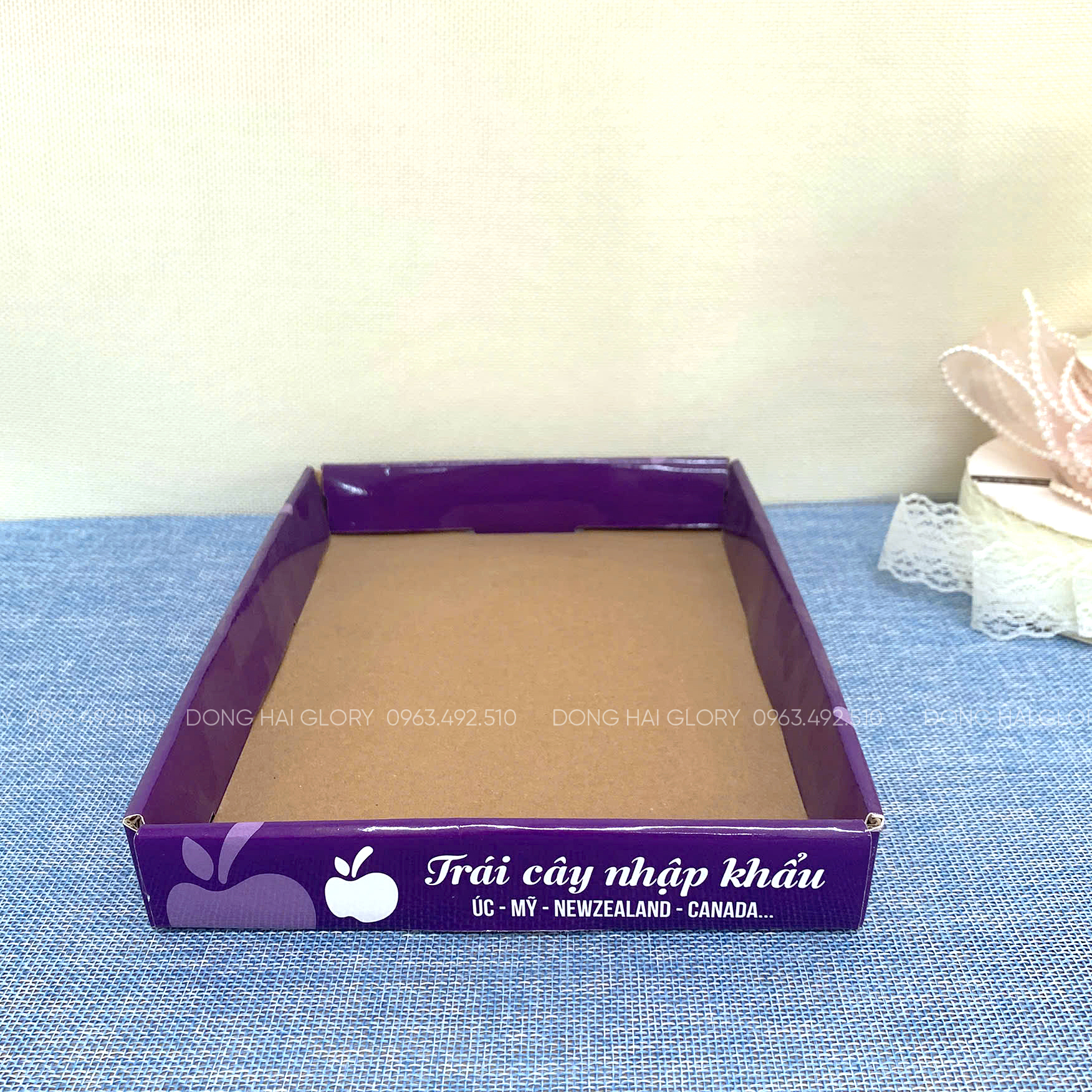 Khay Giấy Đựng Hoa Quả Số 3 – Cứng Cáp, Sang Trọng