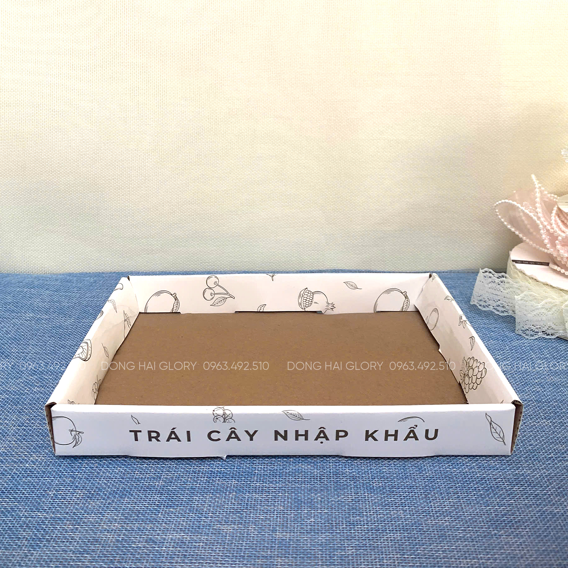 Khay Giấy Đựng Hoa Quả Số 3 – Cứng Cáp, Sang Trọng