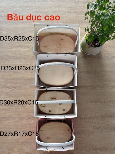 Giỏ Bầu Dục Cao – Mẫu Giỏ Quà Trang Trí Sang Trọng, Tinh Tế