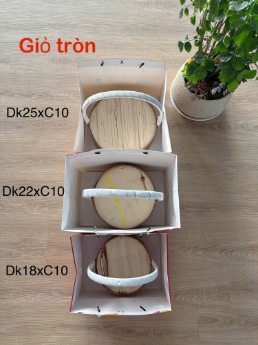 Giỏ Tròn -  Lựa Chọn Lý Tưởng Cho Quà Biếu & Trưng Bày