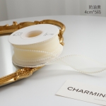 Ruy Băng Voan Viền Ngọc Trai ( Ruy Băng Hạt Cườm) Cao Cấp