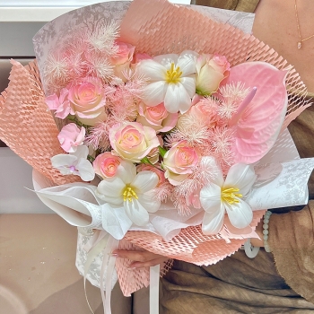 Giấy tổ ong gói hoa siêu hot, giấy lót bên trong bó hoa trang trí giỏ quả