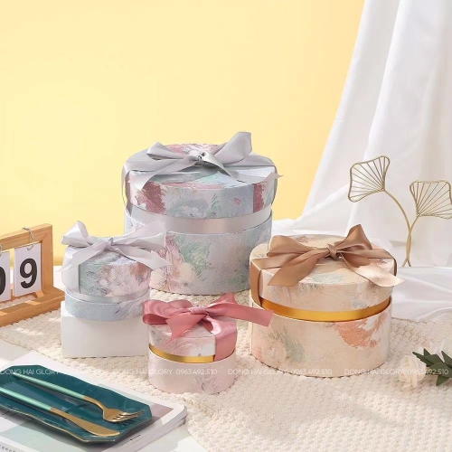 Hộp Quà Tròn Cao Cấp