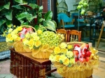 Cuộn Lưới Thô Cứng Trang Trí Giỏ Quà, Bó Hoa