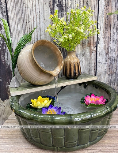 Thác Nước Phong Thuỷ Tài Lộc – Quà Tặng Đối Ngoại Cao Cấp