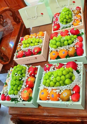 Khay Vuông To Đựng Hoa Quả - Cứng Cáp, Sang Trọng